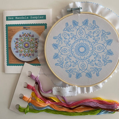 "Bee Mandala" Craft DIY Embroidery Kit
