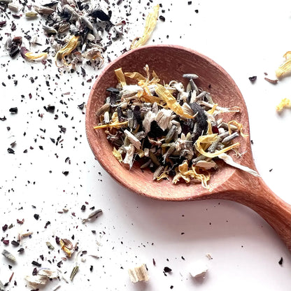 Organic Facial Steam in a Jar: Flowers + Herbs (4 Uses Per Jar)
