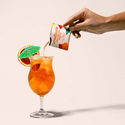 Blood Orange Mai Tai Single-Serving Cocktail or Mocktail Mixer