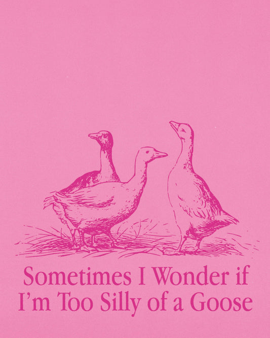 Silly Goose 4"x5" Small Art Print