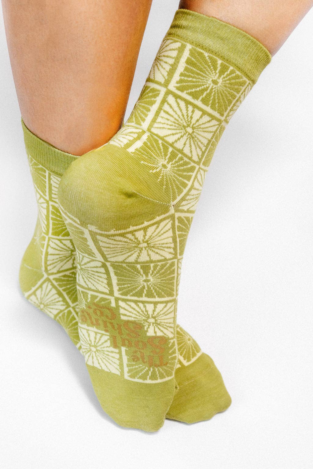 Flower Checkers Knit Ankle Sock by The SoulShine Co (Women's Sizing)
