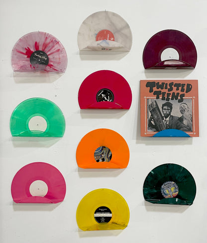 "Now Spinning" LP Record Vinyl Display Shelf