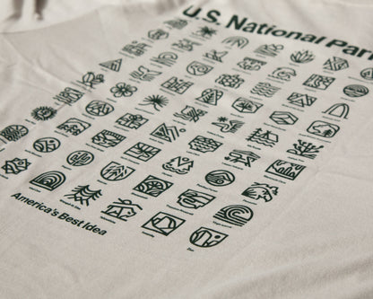 U.S. National Parks Icons Pocket Tee