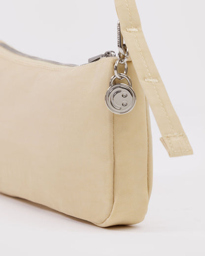 BAGGU Nylon Pochette in Custard