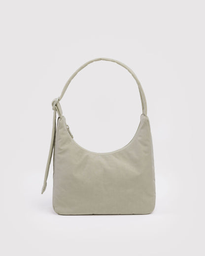BAGGU Mini Nylon Shoulder Bag in Celadon