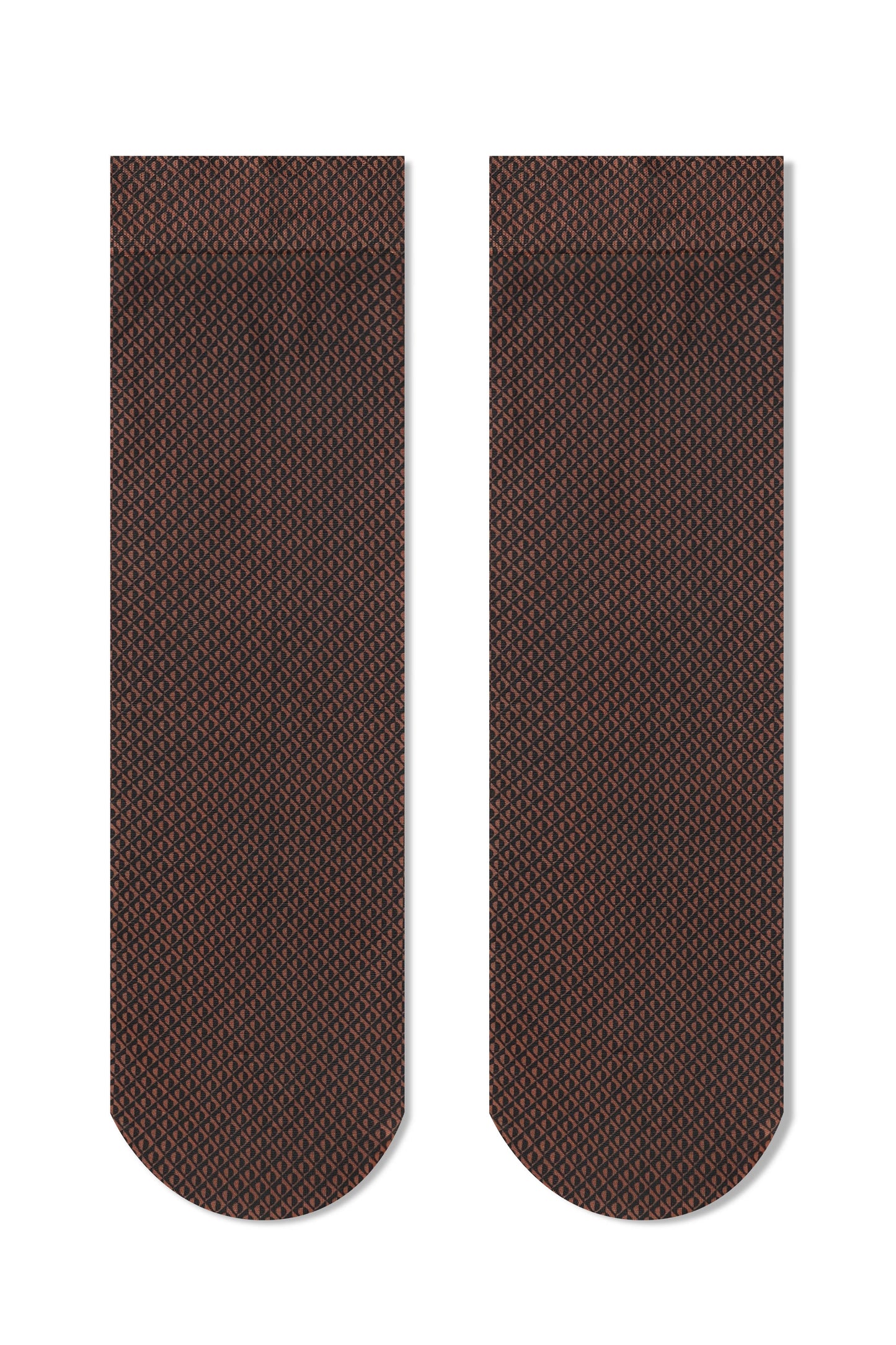 Ollie Patterned Sheer Nylon Ankle Sock (Women's Sizing)