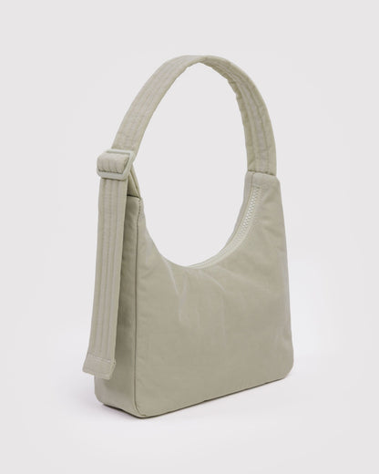 BAGGU Mini Nylon Shoulder Bag in Celadon