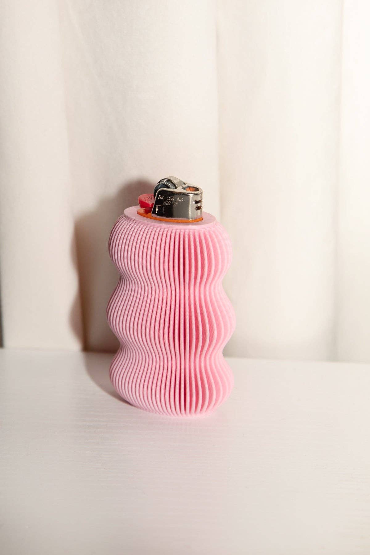 Color Wave Lighter Case for Standard Bic Lighter