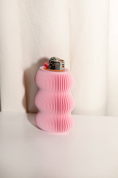 Color Wave Lighter Case for Standard Bic Lighter