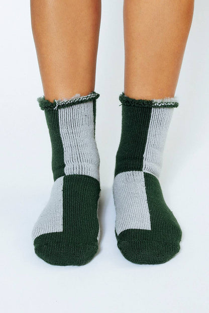 Cozy Thick Plush Ankle Sock (Men's Sizing)