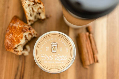 Vanilla Chai Latte 100% Soy Travel Tin Candle