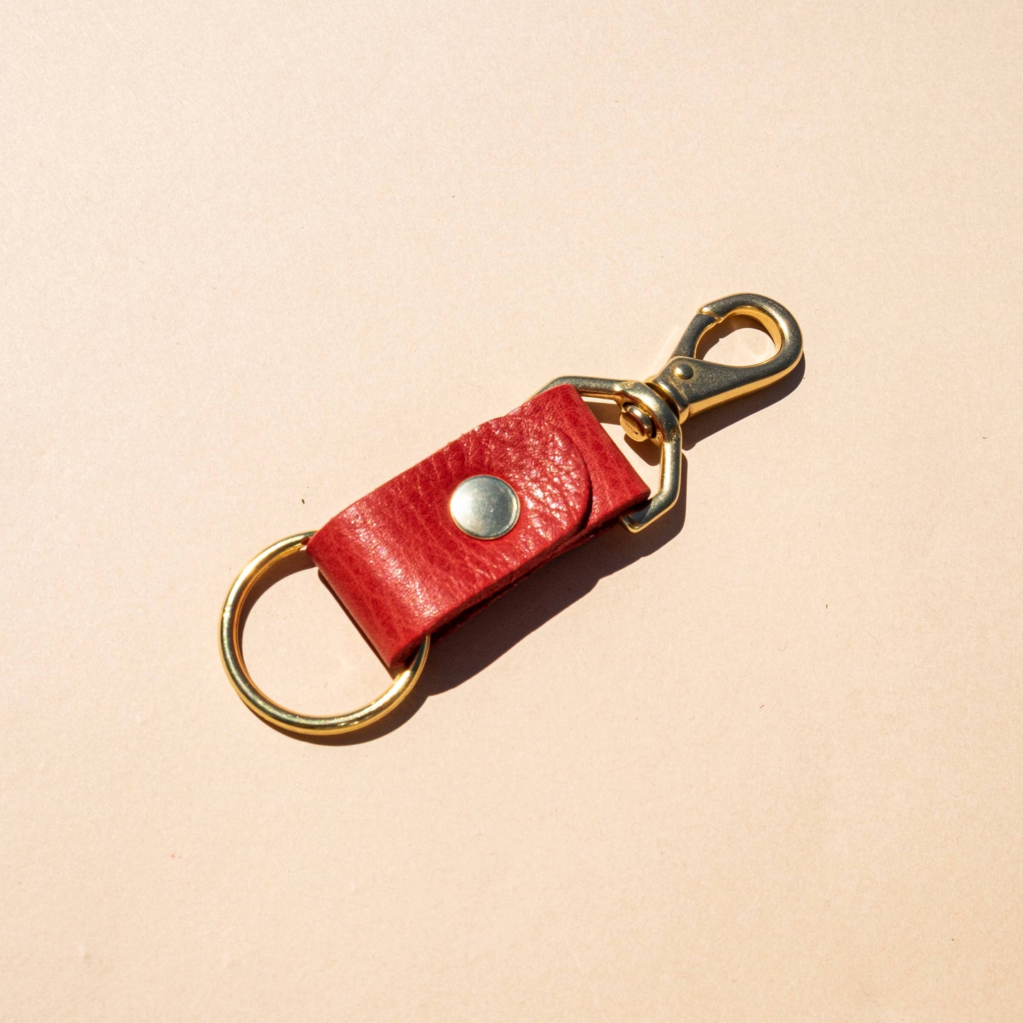 Keychain - Tomato Leather