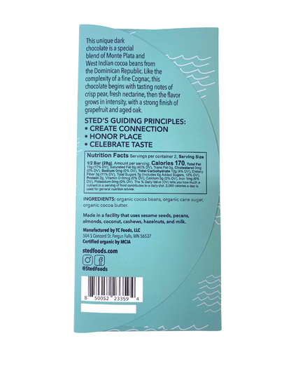 Sted Chocolate Full Size Bar: Lakeside Blend