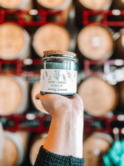 "Whiskey Business" 12oz 100% Soy Candle