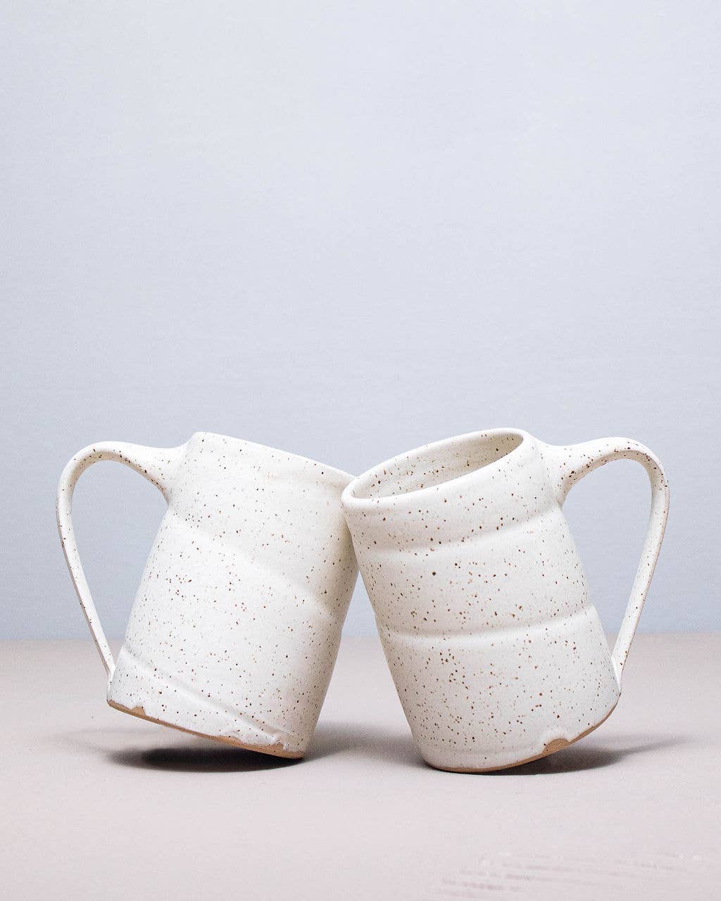 Dollop Mug in Speckled White - Hand Thrown at Pineapple Studios