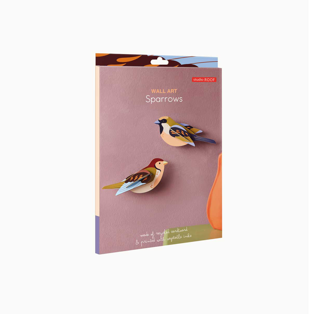Pair of Sparrows DIY 3D Wall Art