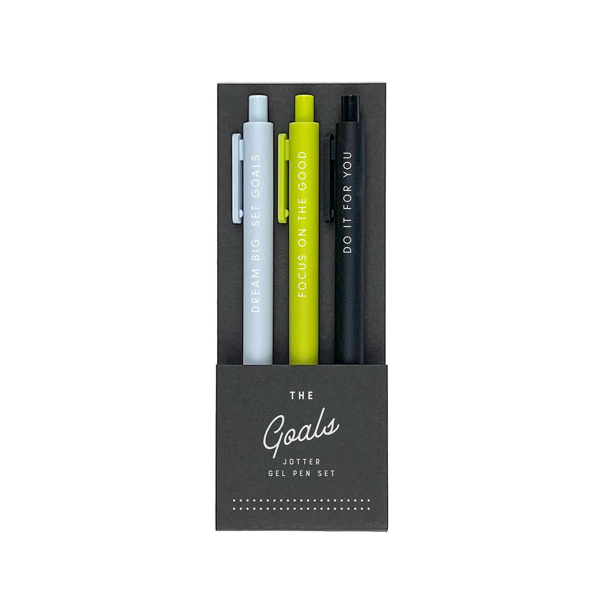 The Goals Jotter Gel Pens: Set of 3