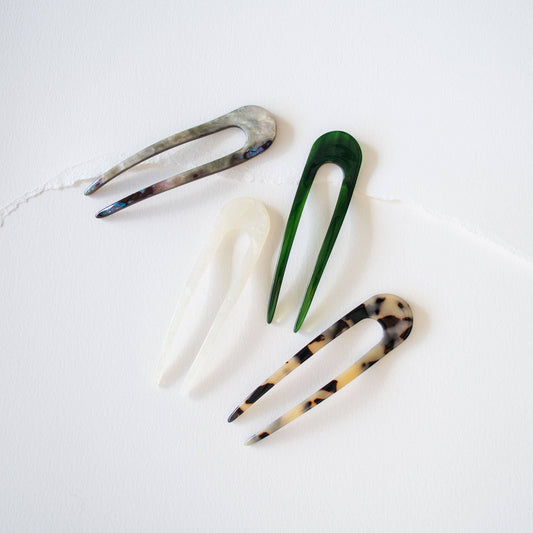 French Hair Pin in Eco Acetate