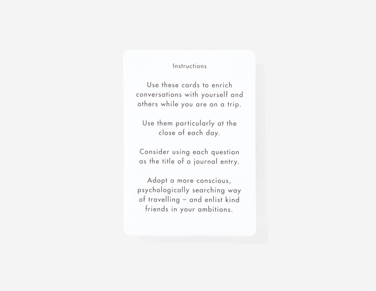 Travel Therapy Cards To Deepen and Transform the Travel Experience