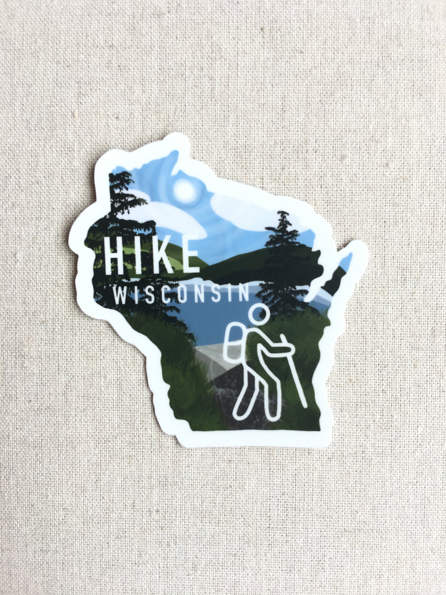 Hike Wisconsin Sticker