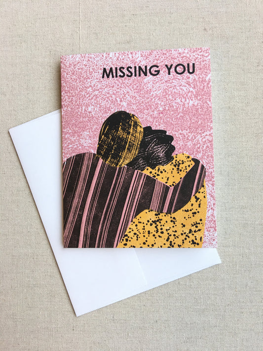 Missing You Greeting Card