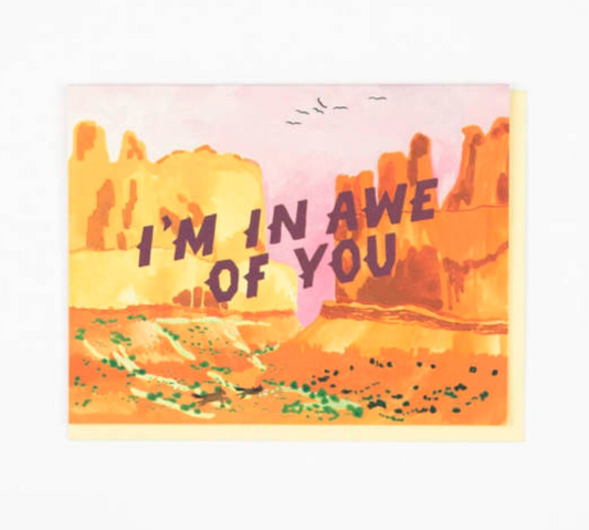 In Awe of You Greeting Card