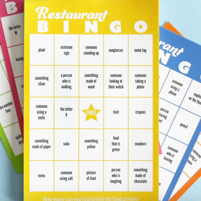 Restaurant Bingo