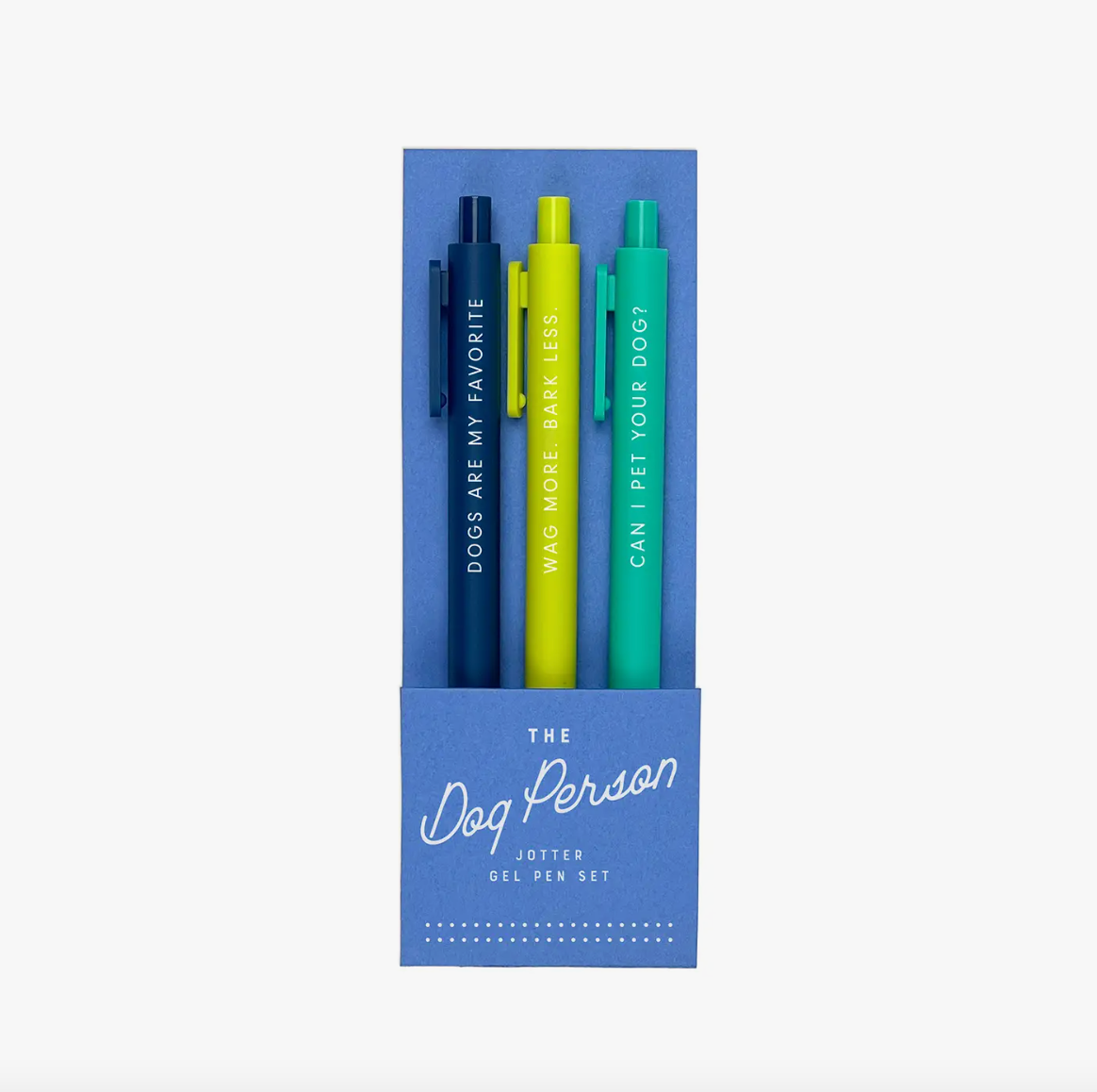 Gel Pen Set - Dog Person