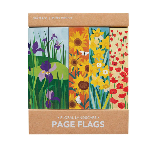 Floral Landscape Page Flags